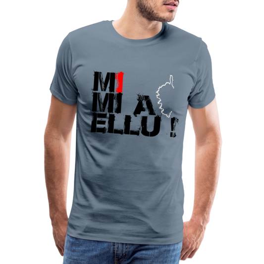 T-shirt Premium Homme Mi Mi A Ellu ! - Ochju Ochju gris bleu / S SPOD T-shirt Premium Homme T-shirt Premium Homme Mi Mi A Ellu !