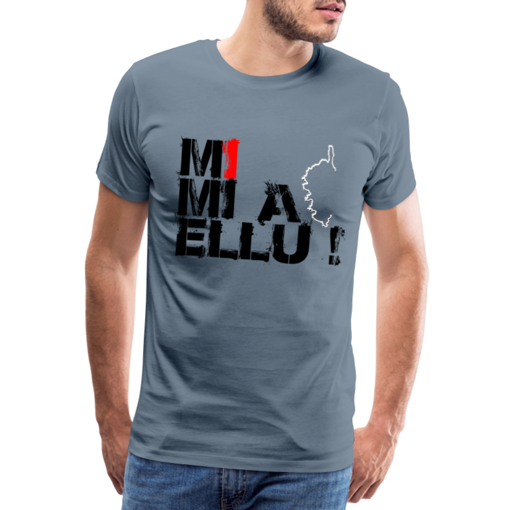 T-shirt Premium Homme Mi Mi A Ellu ! - Ochju Ochju gris bleu / S SPOD T-shirt Premium Homme T-shirt Premium Homme Mi Mi A Ellu !