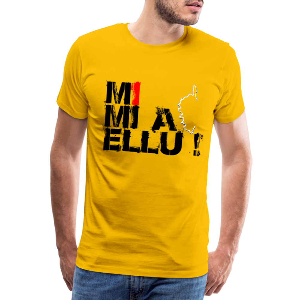 T-shirt Premium Homme Mi Mi A Ellu ! - Ochju Ochju jaune soleil / S SPOD T-shirt Premium Homme T-shirt Premium Homme Mi Mi A Ellu !