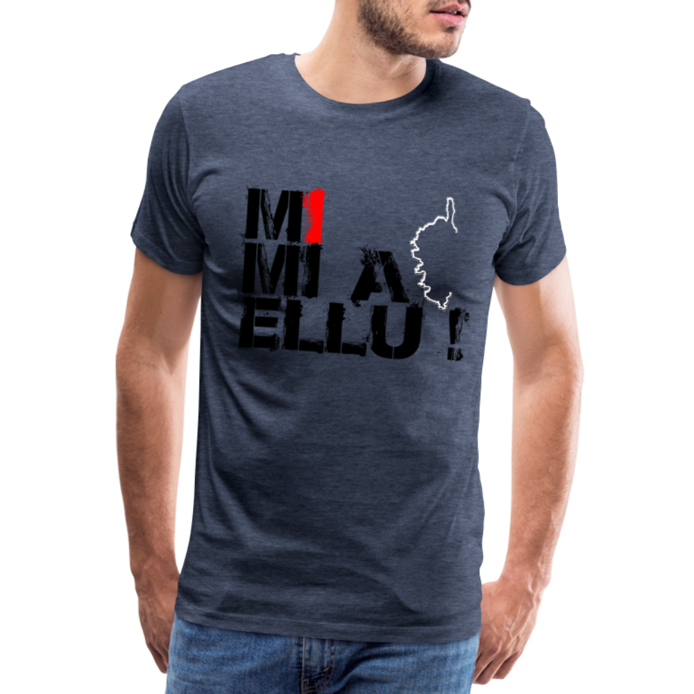 T-shirt Premium Homme Mi Mi A Ellu ! - Ochju Ochju bleu chiné / S SPOD T-shirt Premium Homme T-shirt Premium Homme Mi Mi A Ellu !