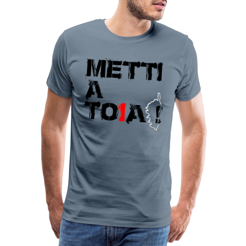 T-shirt Premium Homme Metti A Toia ! - Ochju Ochju gris bleu / S SPOD T-shirt Premium Homme T-shirt Premium Homme Metti A Toia !