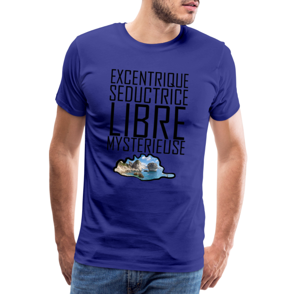 T-shirt Premium Homme Corse Libre, Mystérieuse - Ochju Ochju bleu roi / S SPOD T-shirt Premium Homme T-shirt Premium Homme Corse Libre, Mystérieuse
