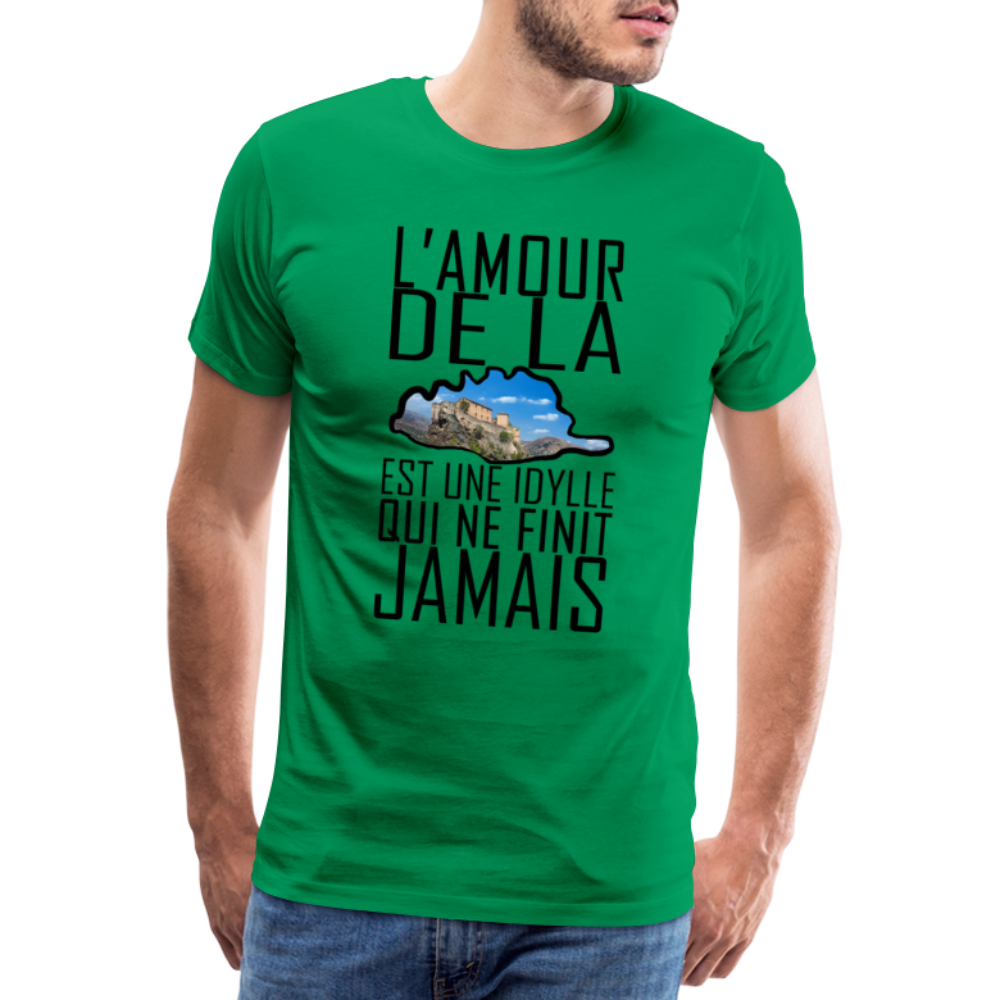 T-shirt Premium Homme L'Amour de la Corse - Ochju Ochju vert / S SPOD T-shirt Premium Homme T-shirt Premium Homme L'Amour de la Corse