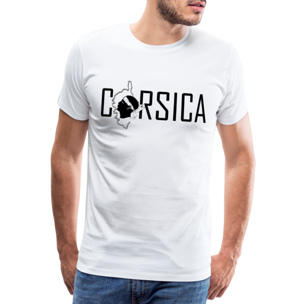 T-shirt Premium Homme Corsica - Ochju Ochju blanc / S SPOD T-shirt Premium Homme T-shirt Premium Homme Corsica