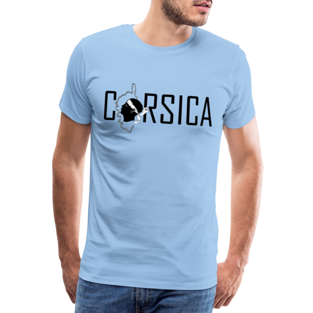 T-shirt Premium Homme Corsica - Ochju Ochju ciel / S SPOD T-shirt Premium Homme T-shirt Premium Homme Corsica