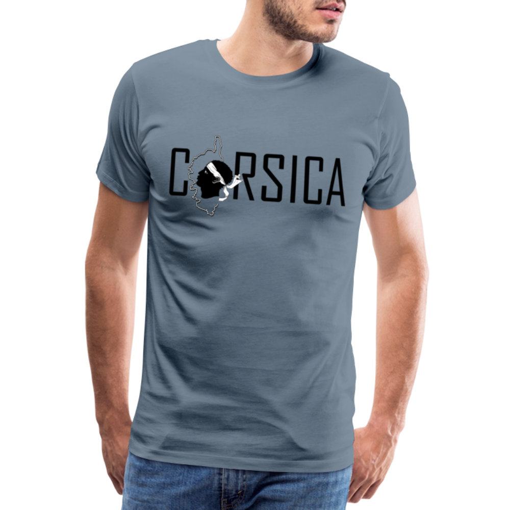 T-shirt Premium Homme Corsica - Ochju Ochju gris bleu / S SPOD T-shirt Premium Homme T-shirt Premium Homme Corsica