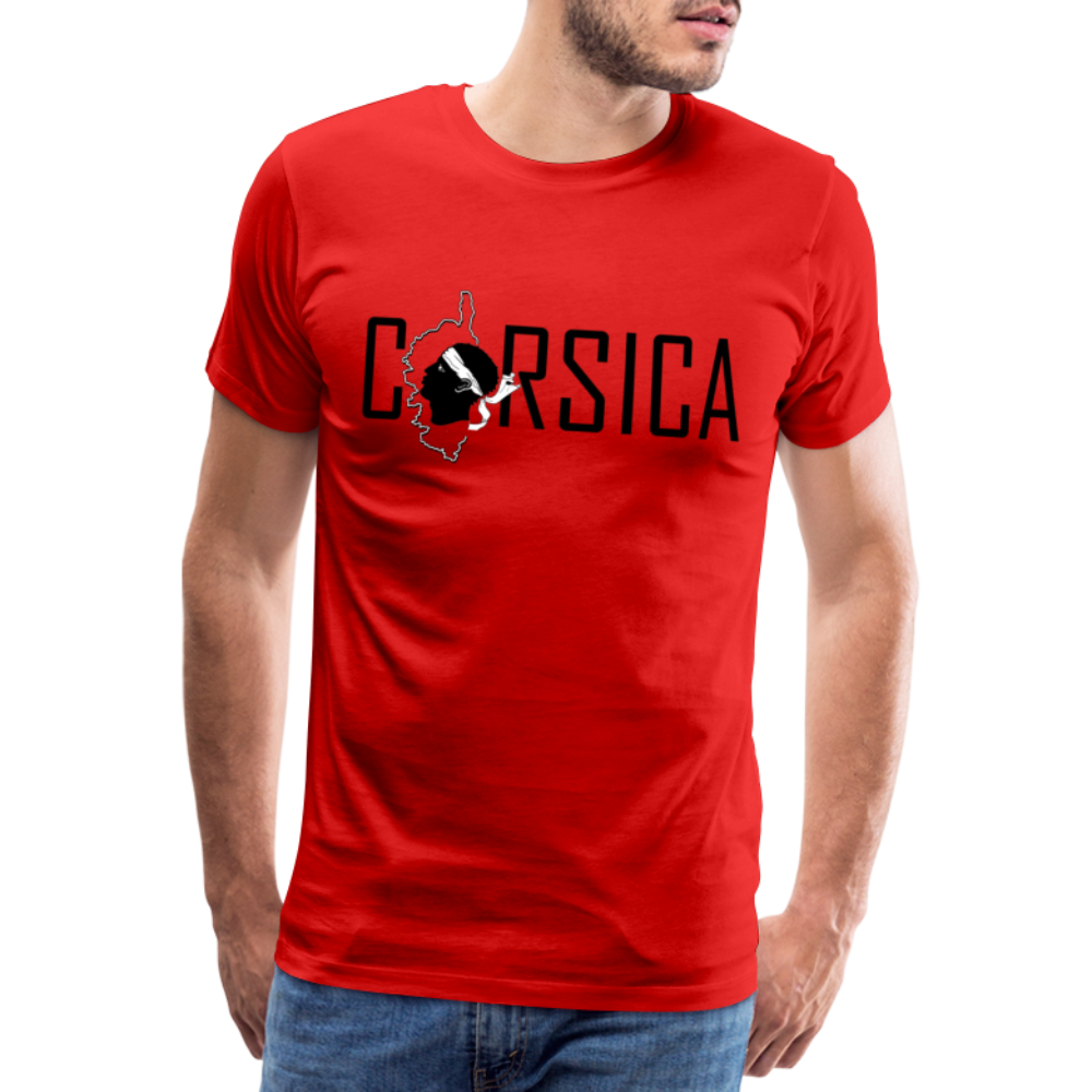 T-shirt Premium Homme Corsica - Ochju Ochju rouge / S SPOD T-shirt Premium Homme T-shirt Premium Homme Corsica