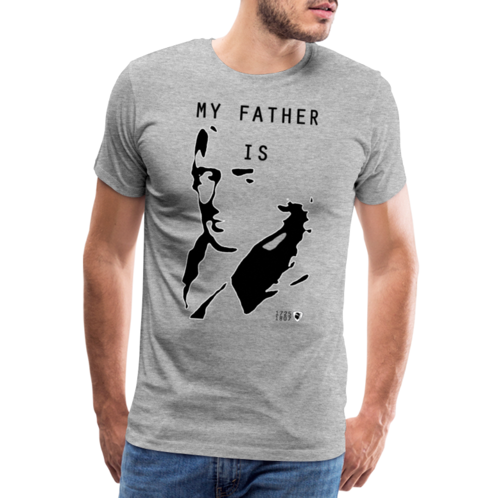 T-shirt Premium Homme My Father is Paoli - Ochju Ochju gris chiné / S SPOD T-shirt Premium Homme T-shirt Premium Homme My Father is Paoli
