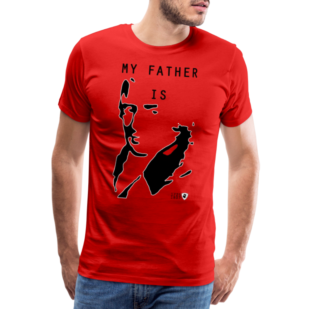 T-shirt Premium Homme My Father is Paoli - Ochju Ochju rouge / S SPOD T-shirt Premium Homme T-shirt Premium Homme My Father is Paoli