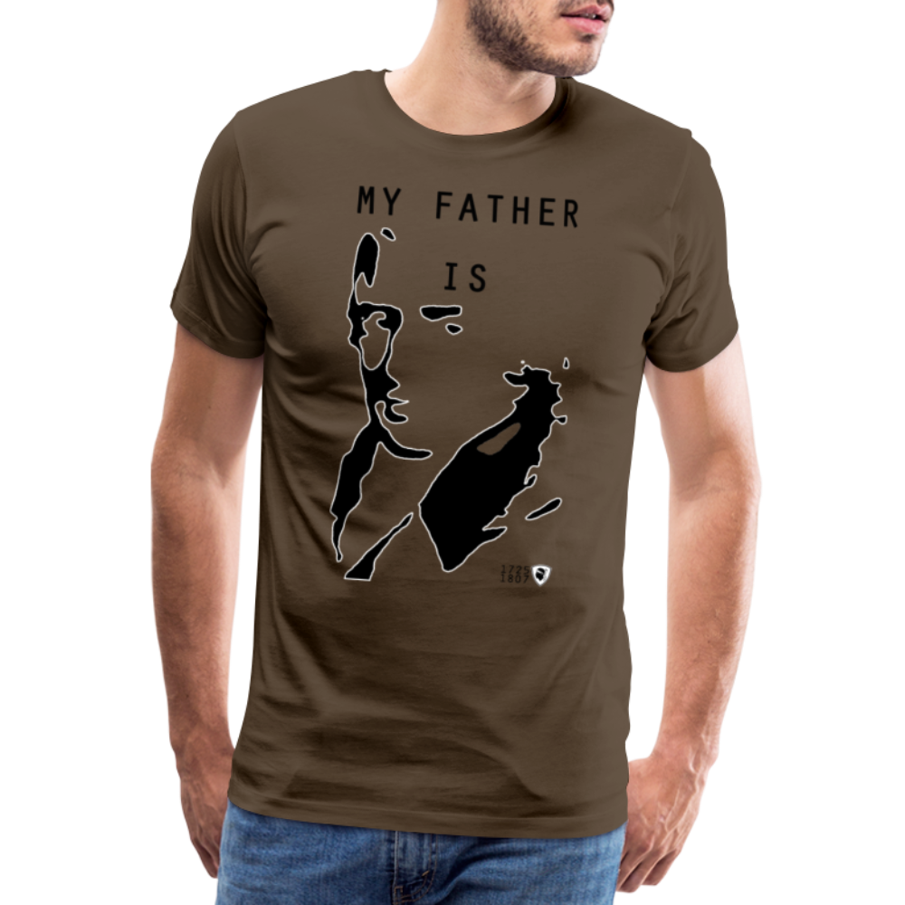 T-shirt Premium Homme My Father is Paoli - Ochju Ochju marron bistre / S SPOD T-shirt Premium Homme T-shirt Premium Homme My Father is Paoli
