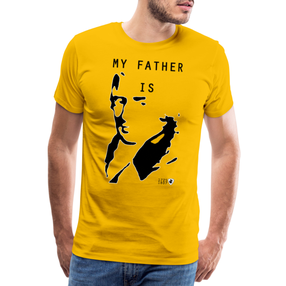 T-shirt Premium Homme My Father is Paoli - Ochju Ochju jaune soleil / S SPOD T-shirt Premium Homme T-shirt Premium Homme My Father is Paoli