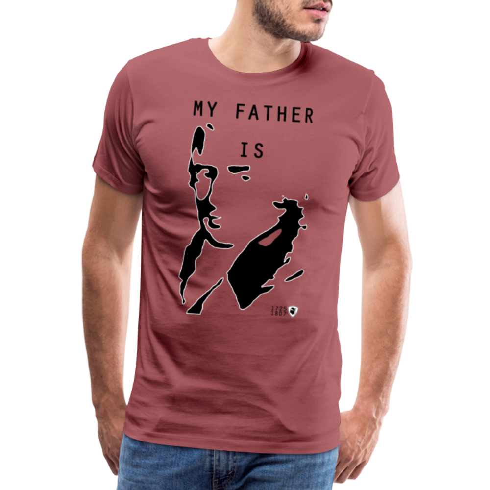 T-shirt Premium Homme My Father is Paoli - Ochju Ochju bordeaux délavé / S SPOD T-shirt Premium Homme T-shirt Premium Homme My Father is Paoli