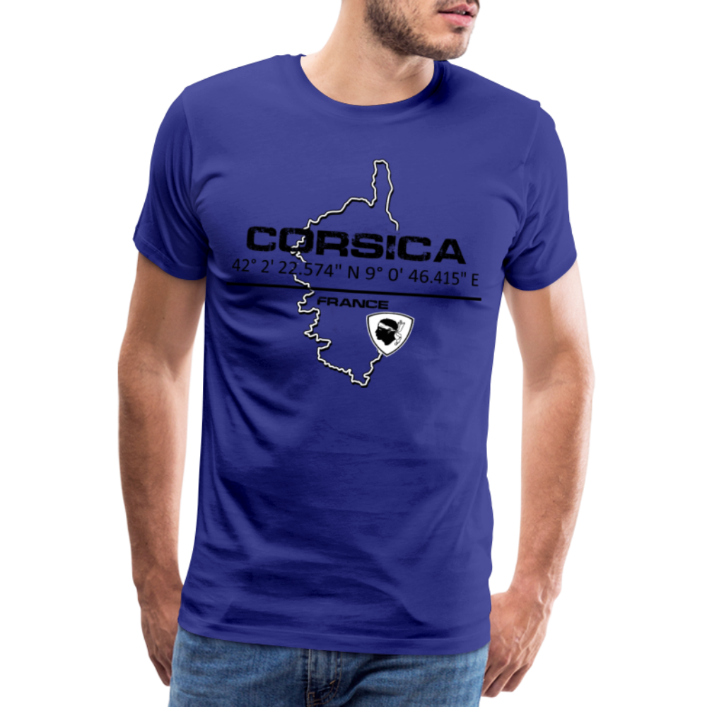 T-shirt Premium Homme GPS Corsica - Ochju Ochju bleu roi / S SPOD T-shirt Premium Homme T-shirt Premium Homme GPS Corsica