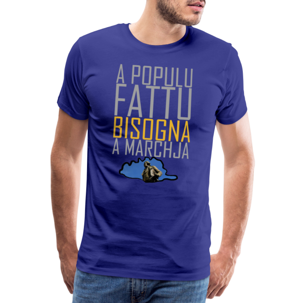 T-shirt Premium Homme A Populu Fattu - Ochju Ochju bleu roi / S SPOD T-shirt Premium Homme T-shirt Premium Homme A Populu Fattu
