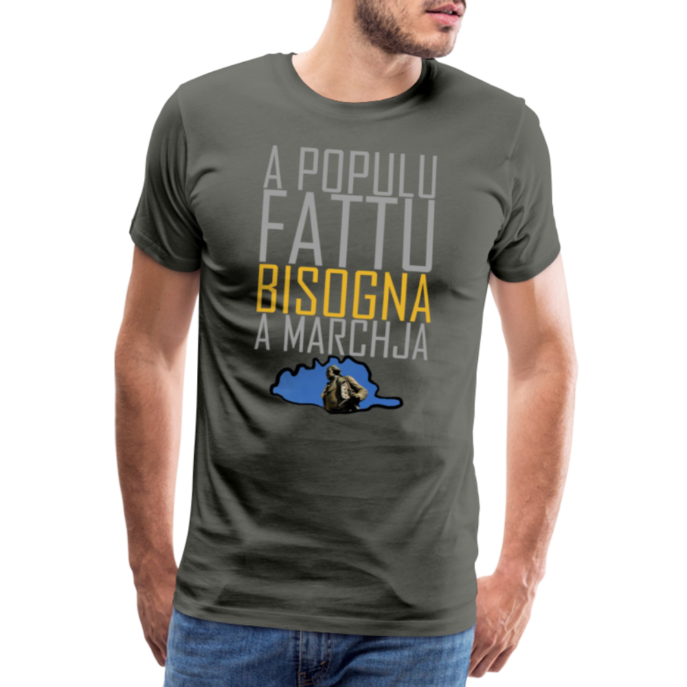 T-shirt Premium Homme A Populu Fattu - Ochju Ochju asphalte / S SPOD T-shirt Premium Homme T-shirt Premium Homme A Populu Fattu
