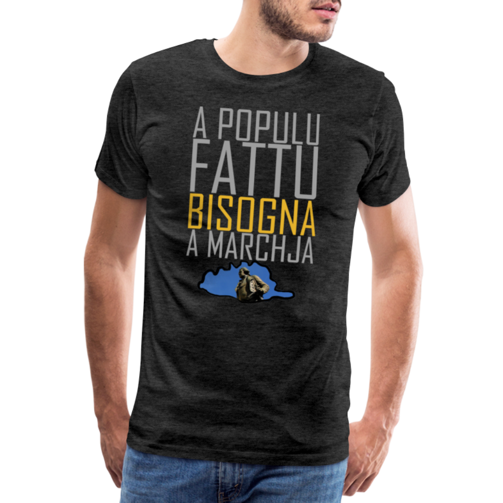 T-shirt Premium Homme A Populu Fattu - Ochju Ochju charbon / S SPOD T-shirt Premium Homme T-shirt Premium Homme A Populu Fattu