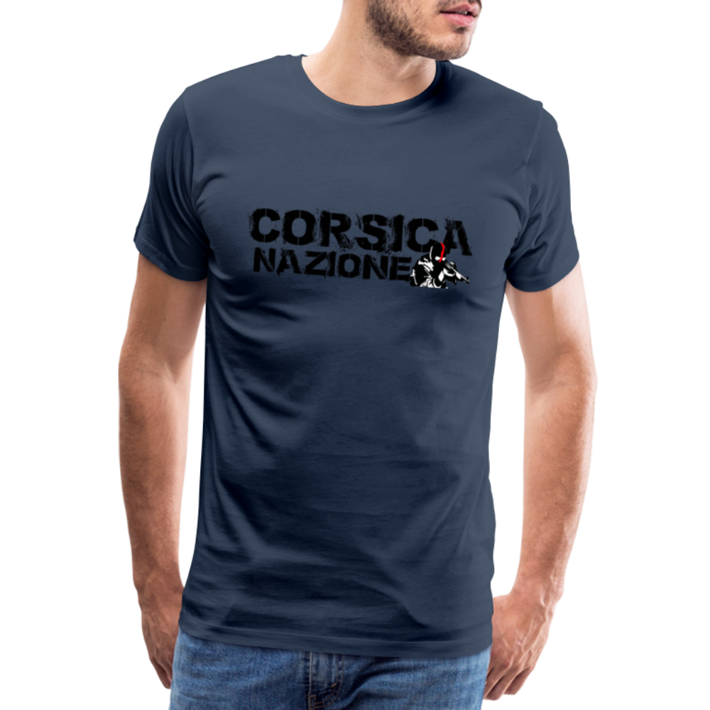 T-shirt Premium Homme Corsica Nazione - Ochju Ochju bleu marine / S SPOD T-shirt Premium Homme T-shirt Premium Homme Corsica Nazione