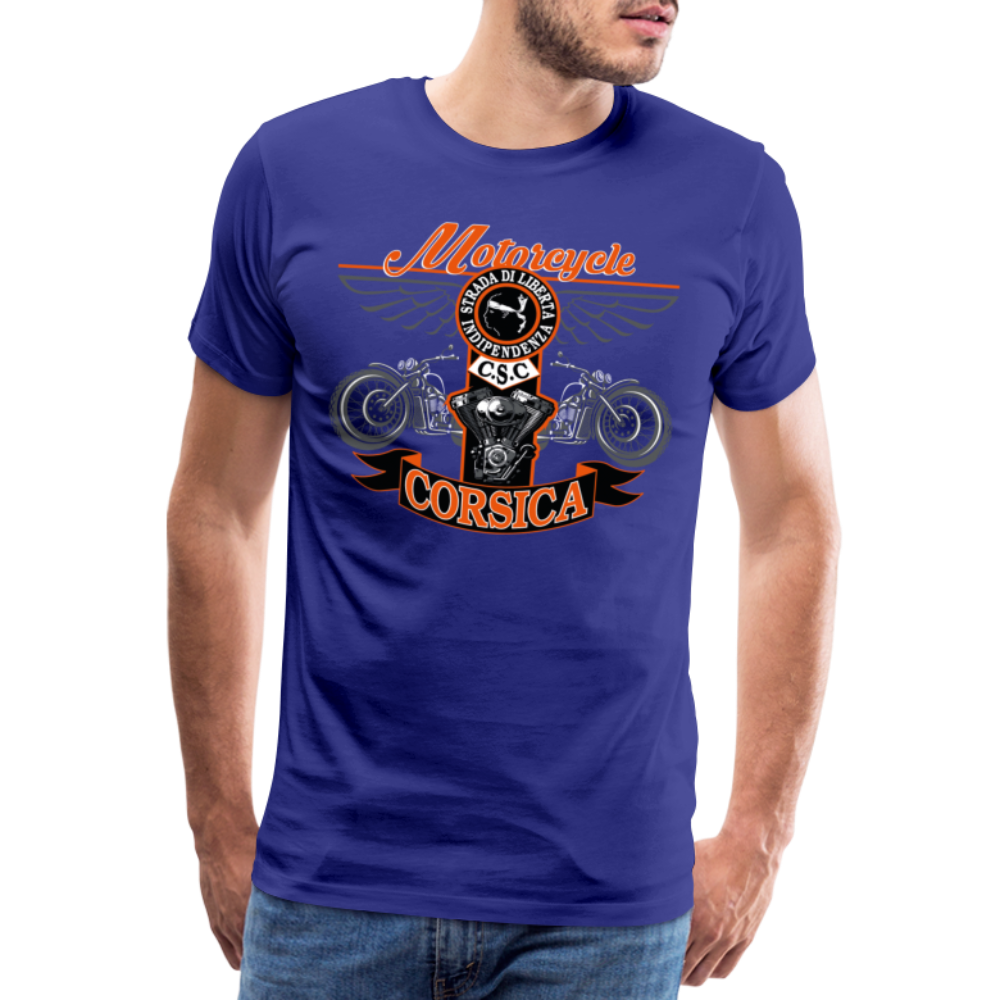 T-shirt Premium Homme Motorcycle Corsica - Ochju Ochju bleu roi / S SPOD T-shirt Premium Homme T-shirt Premium Homme Motorcycle Corsica