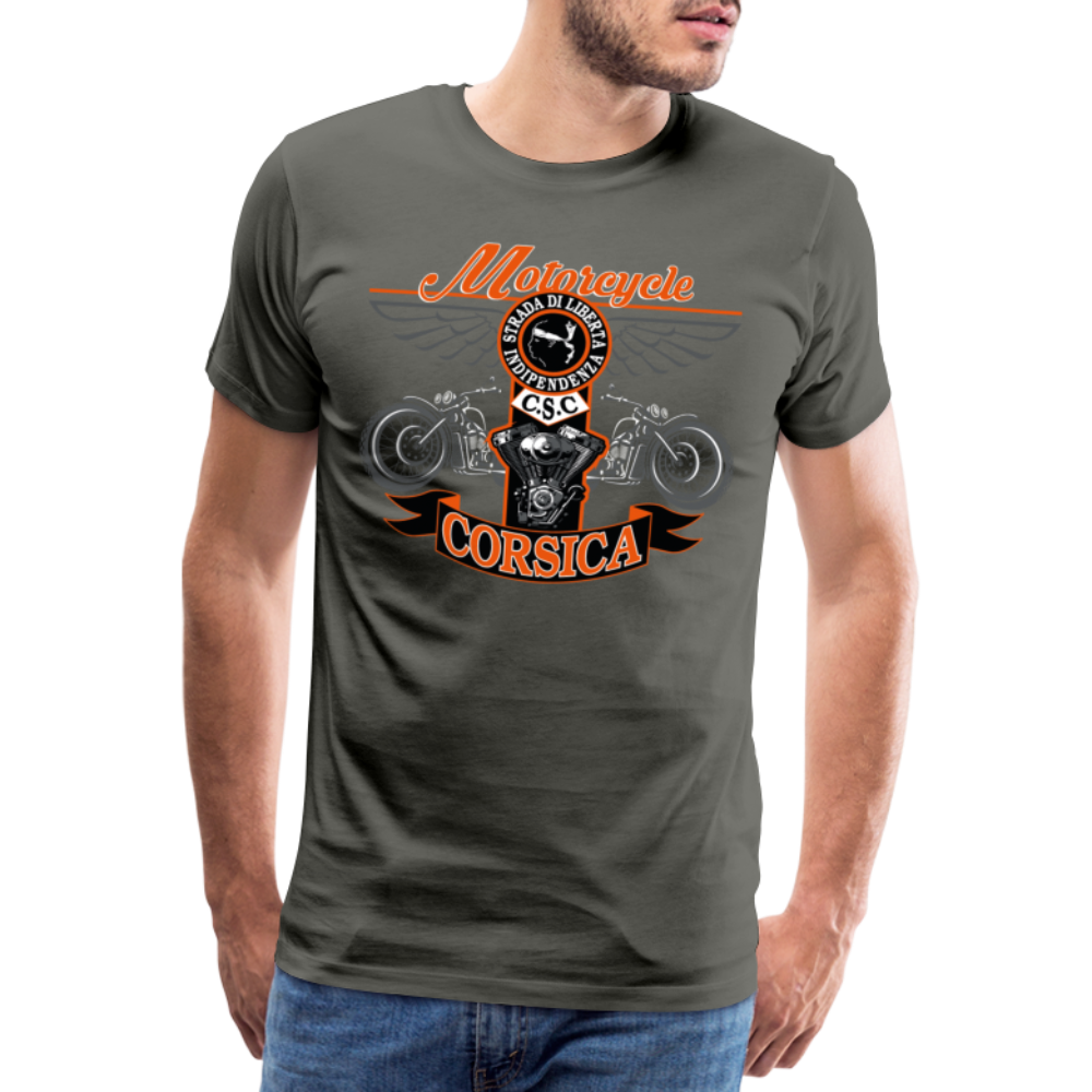 T-shirt Premium Homme Motorcycle Corsica - Ochju Ochju asphalte / S SPOD T-shirt Premium Homme T-shirt Premium Homme Motorcycle Corsica