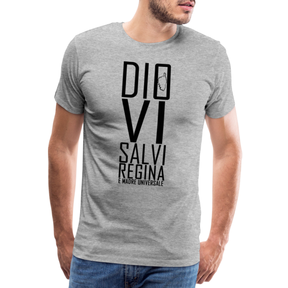 T-shirt Premium Homme Dio Vi Salvi Regina - Ochju Ochju gris chiné / S SPOD T-shirt Premium Homme T-shirt Premium Homme Dio Vi Salvi Regina