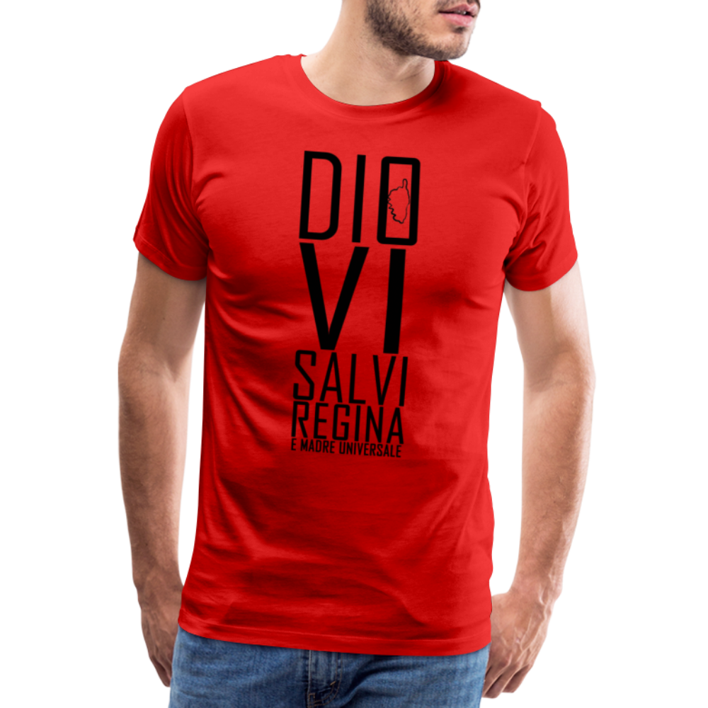 T-shirt Premium Homme Dio Vi Salvi Regina - Ochju Ochju rouge / S SPOD T-shirt Premium Homme T-shirt Premium Homme Dio Vi Salvi Regina