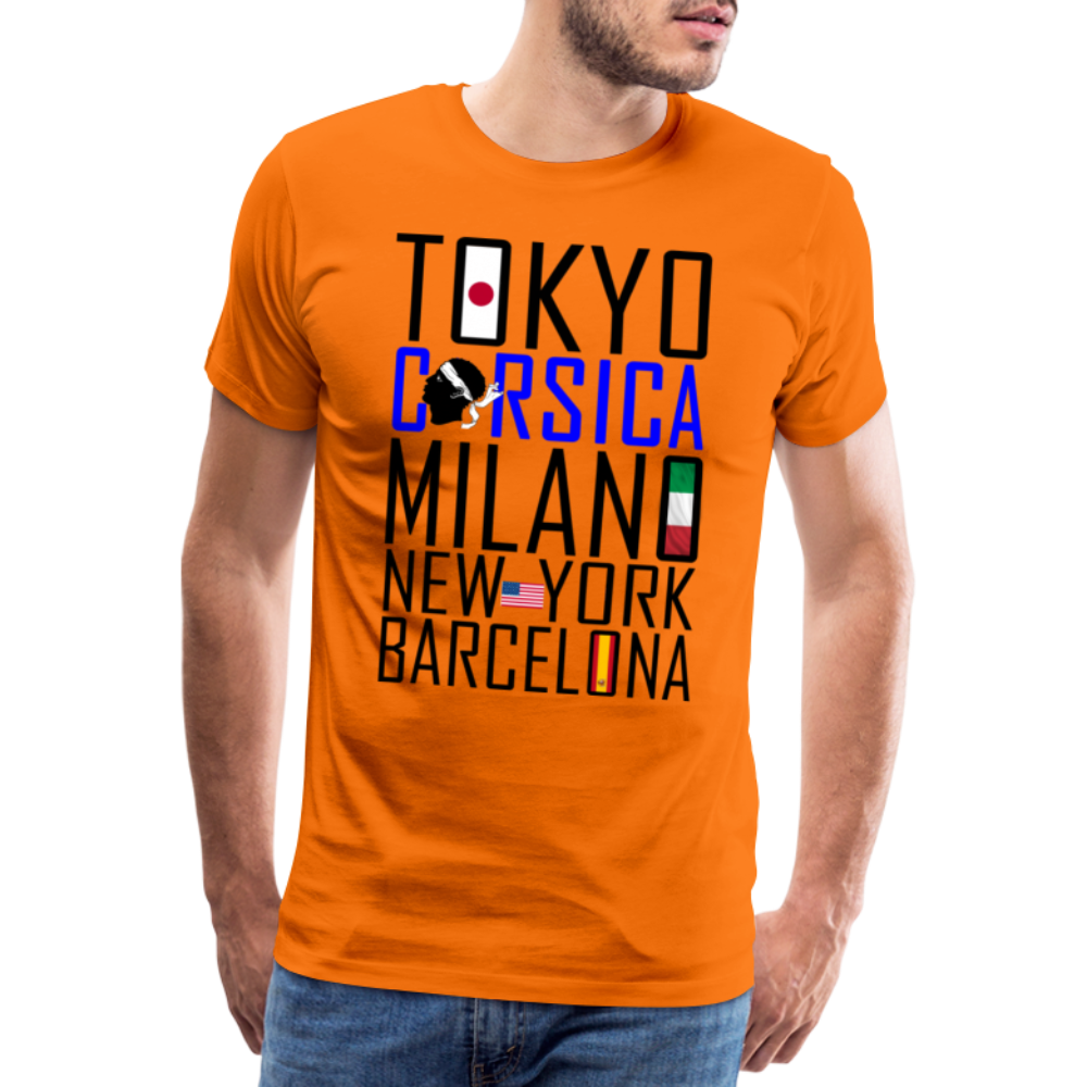 T-shirt Premium Homme Tokyo, Corsica ... - Ochju Ochju orange / S SPOD T-shirt Premium Homme T-shirt Premium Homme Tokyo, Corsica ...