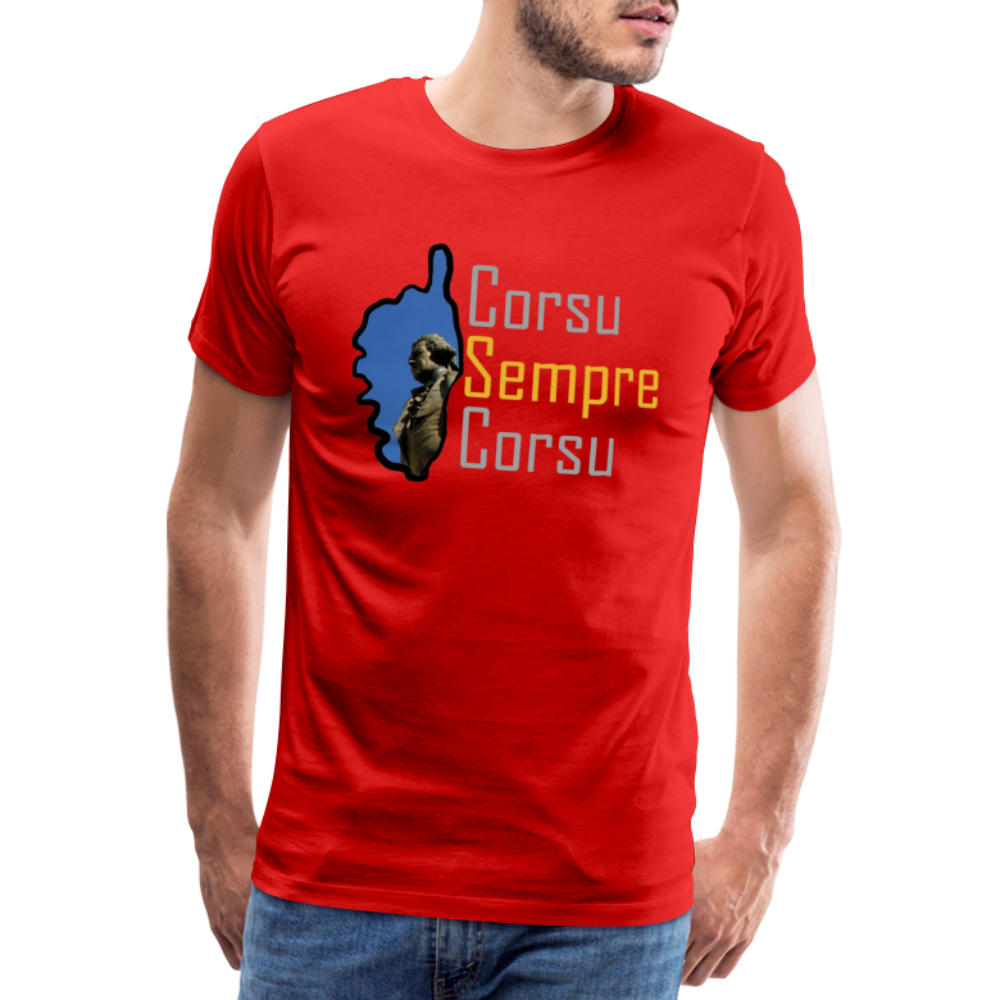 T-shirt Premium Homme Corsu Sempre Corsu - Ochju Ochju rouge / S SPOD T-shirt Premium Homme T-shirt Premium Homme Corsu Sempre Corsu