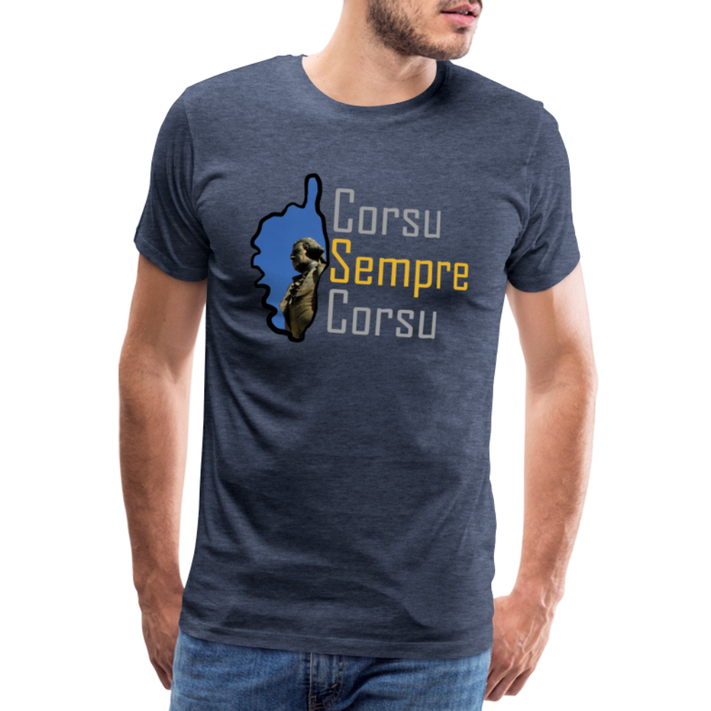 T-shirt Premium Homme Corsu Sempre Corsu - Ochju Ochju bleu chiné / S SPOD T-shirt Premium Homme T-shirt Premium Homme Corsu Sempre Corsu