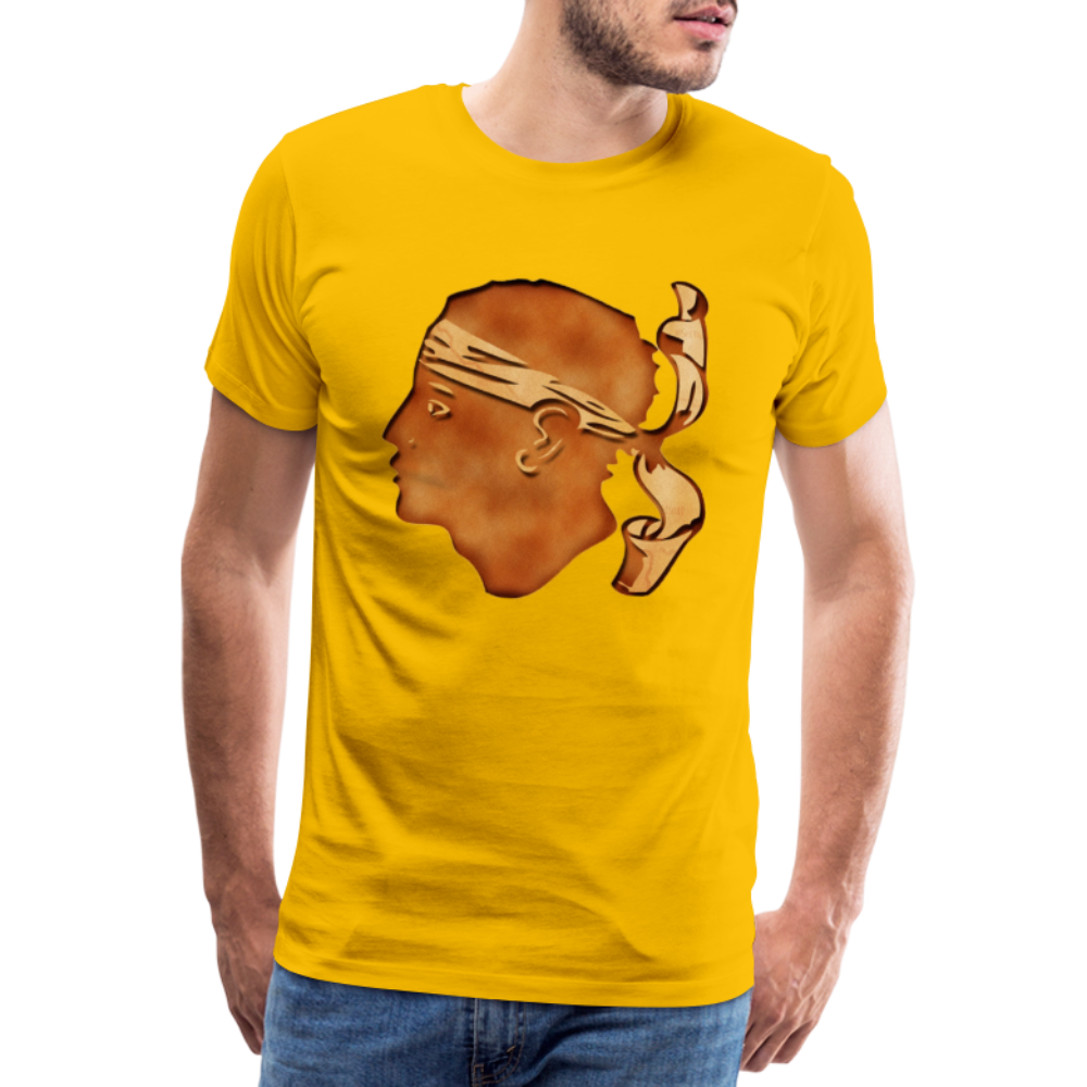 T-shirt Premium Homme Tête de Maure - Ochju Ochju jaune soleil / S SPOD T-shirt Premium Homme T-shirt Premium Homme Tête de Maure