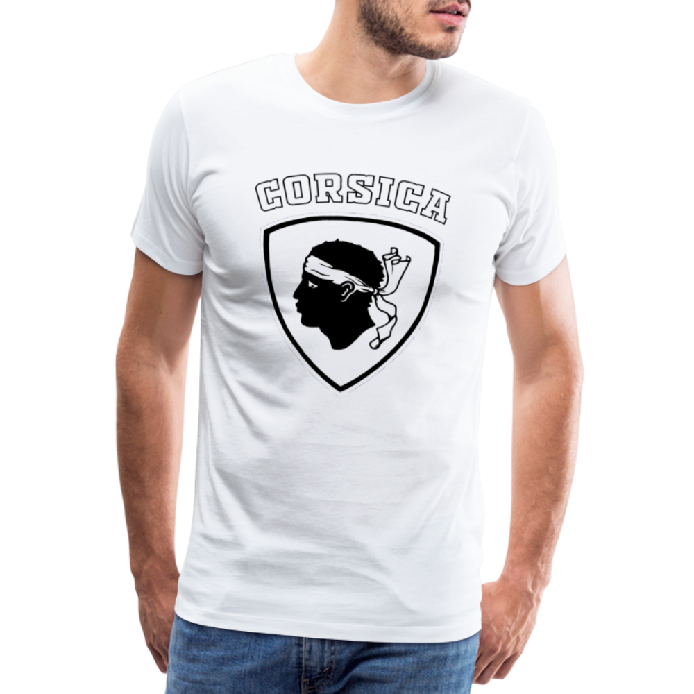 T-shirt Premium Homme Blason Tête de Maure - Ochju Ochju blanc / S SPOD T-shirt Premium Homme T-shirt Premium Homme Blason Tête de Maure