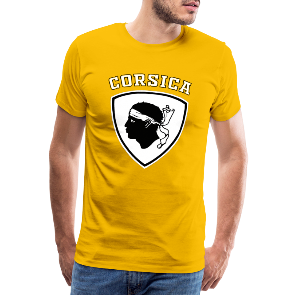 T-shirt Premium Homme Blason Tête de Maure - Ochju Ochju jaune soleil / S SPOD T-shirt Premium Homme T-shirt Premium Homme Blason Tête de Maure