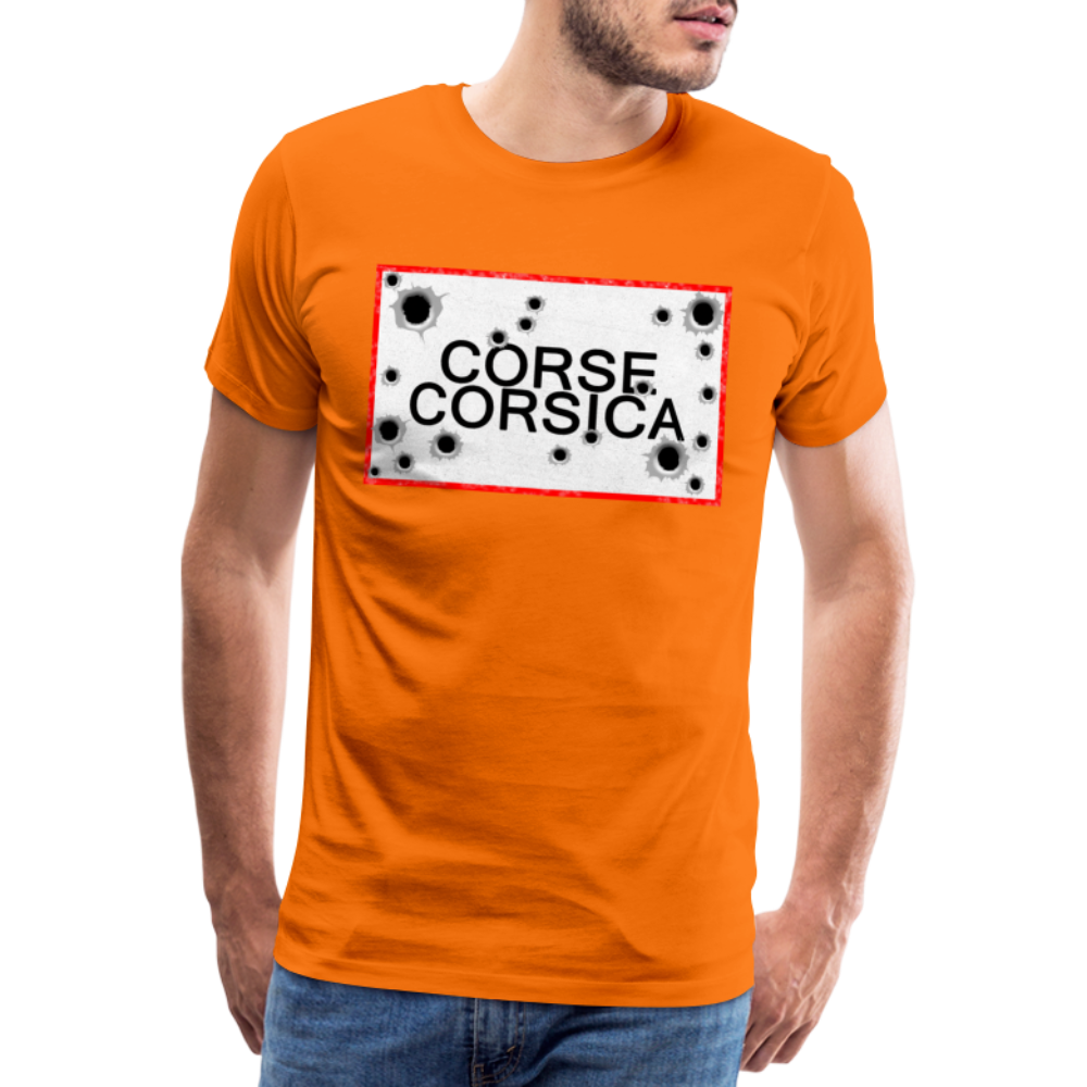 T-shirt Premium Homme Corse/Corsica - Ochju Ochju orange / S SPOD T-shirt Premium Homme T-shirt Premium Homme Corse/Corsica