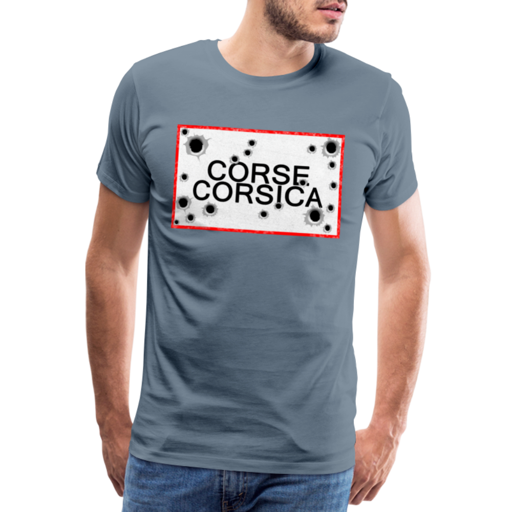 T-shirt Premium Homme Corse/Corsica - Ochju Ochju gris bleu / S SPOD T-shirt Premium Homme T-shirt Premium Homme Corse/Corsica