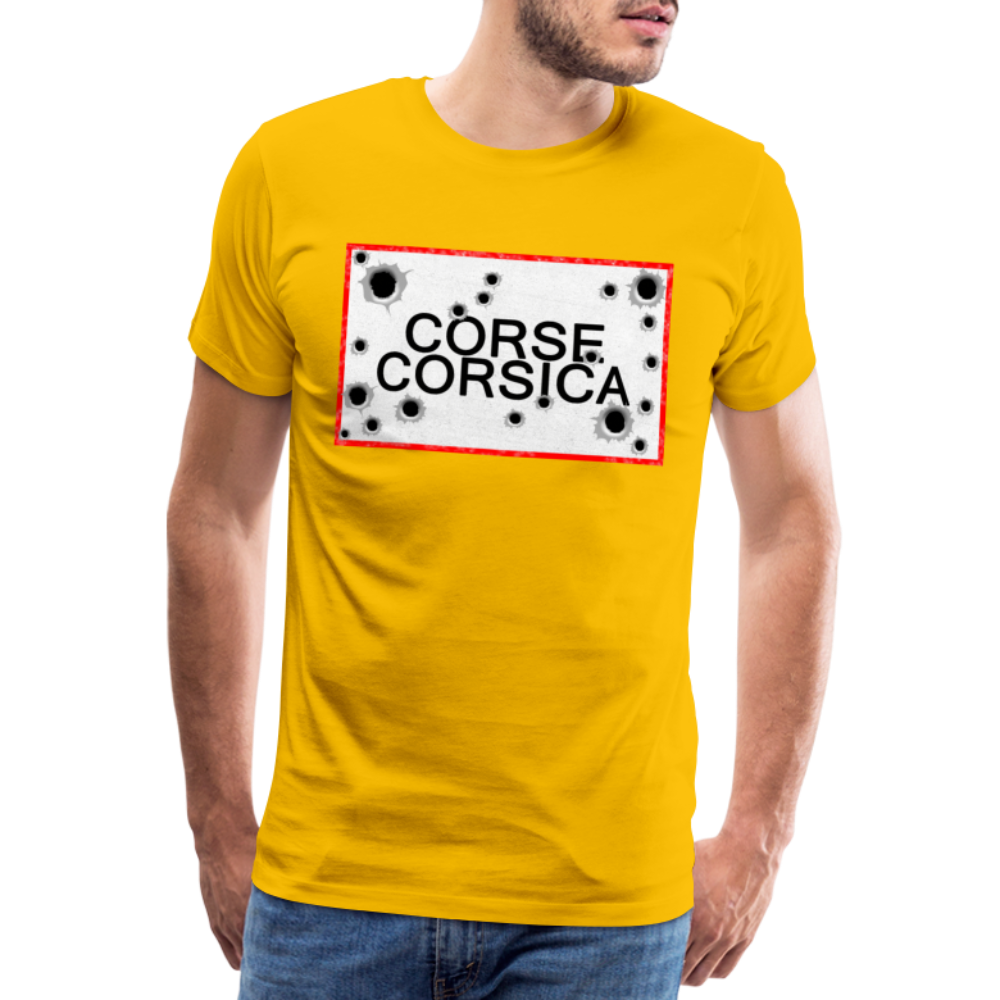 T-shirt Premium Homme Corse/Corsica - Ochju Ochju jaune soleil / S SPOD T-shirt Premium Homme T-shirt Premium Homme Corse/Corsica
