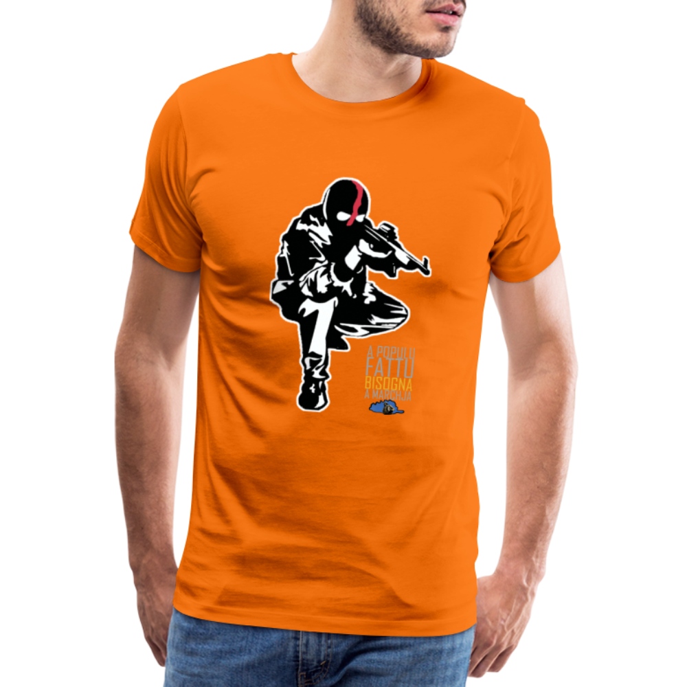 T-shirt Premium Homme Ribellu Corsu - Ochju Ochju orange / S SPOD T-shirt Premium Homme T-shirt Premium Homme Ribellu Corsu