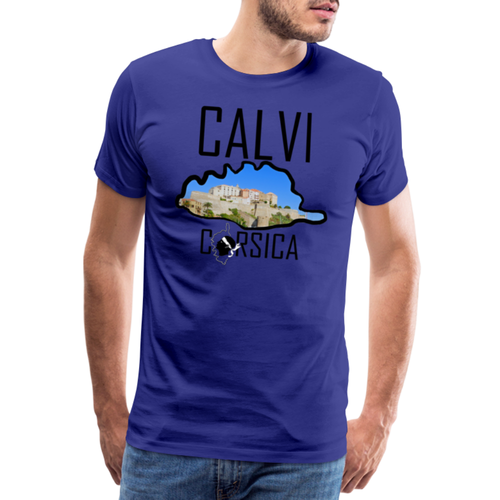 T-shirt Premium Homme Calvi Corsica - Ochju Ochju bleu roi / S SPOD T-shirt Premium Homme T-shirt Premium Homme Calvi Corsica