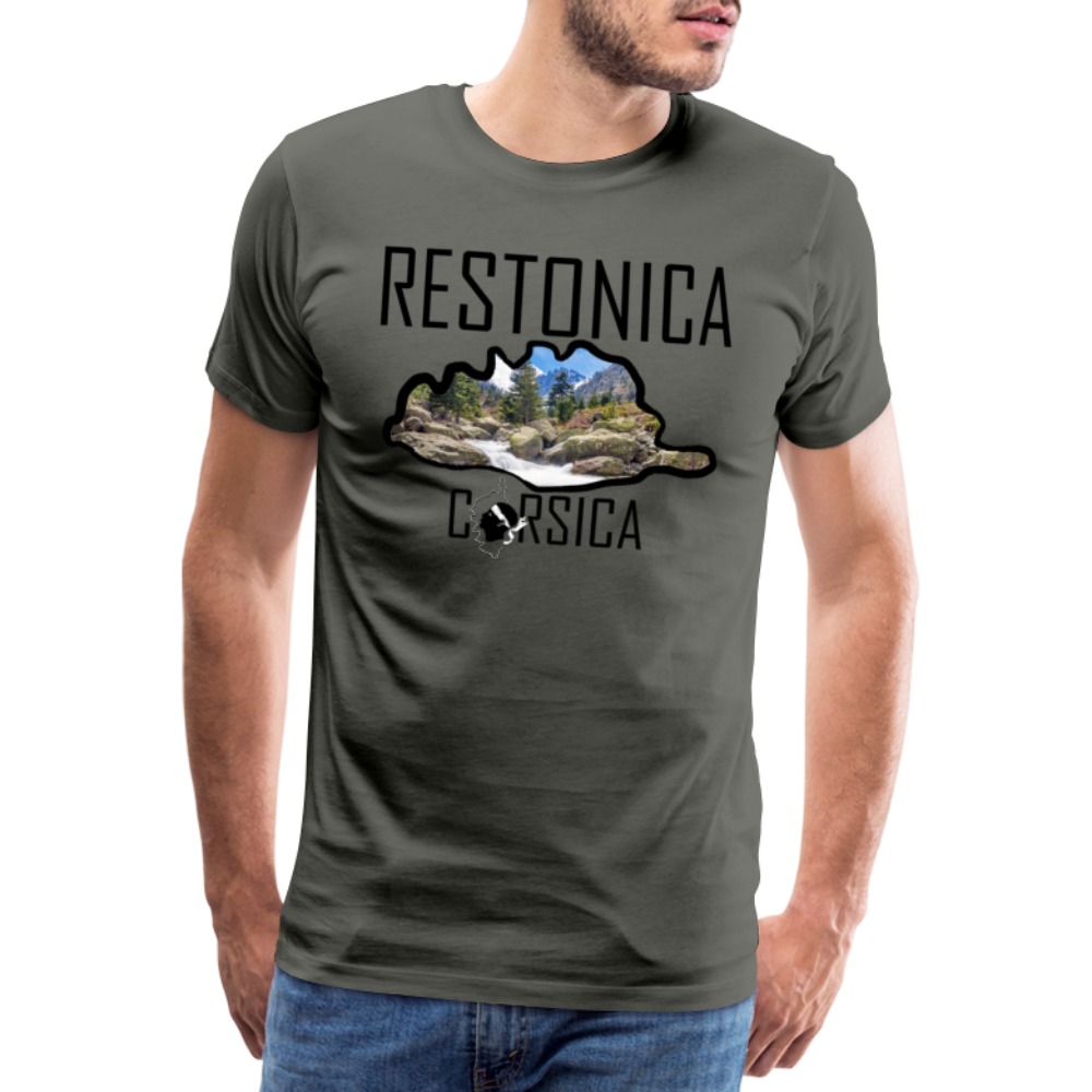 T-shirt Premium Homme La Restonica Corsica - Ochju Ochju asphalte / S SPOD T-shirt Premium Homme T-shirt Premium Homme La Restonica Corsica