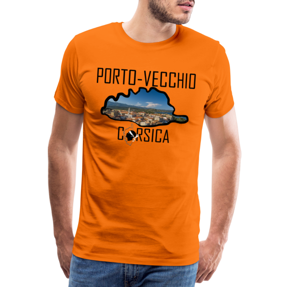 T-shirt Premium Homme Porto-Vecchio Corsica - Ochju Ochju orange / S SPOD T-shirt Premium Homme T-shirt Premium Homme Porto-Vecchio Corsica