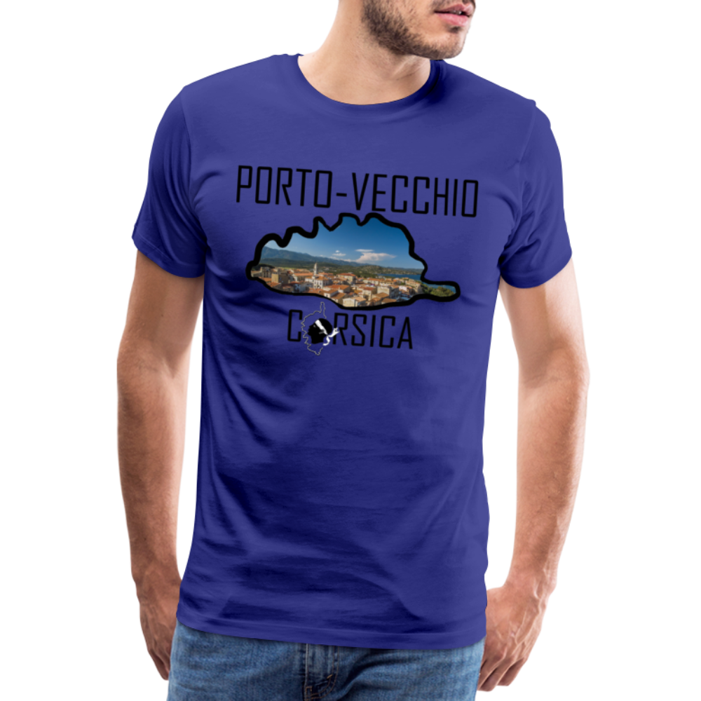 T-shirt Premium Homme Porto-Vecchio Corsica - Ochju Ochju bleu roi / S SPOD T-shirt Premium Homme T-shirt Premium Homme Porto-Vecchio Corsica