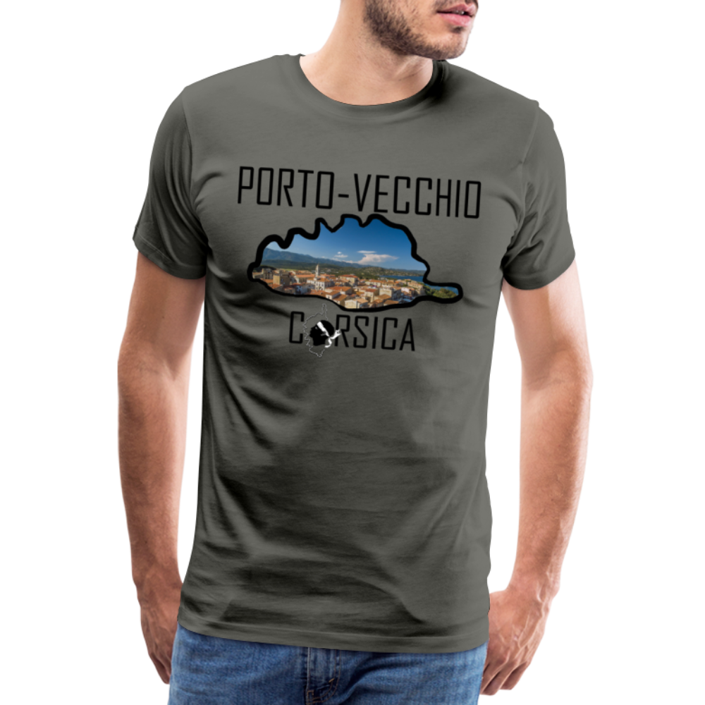 T-shirt Premium Homme Porto-Vecchio Corsica - Ochju Ochju asphalte / S SPOD T-shirt Premium Homme T-shirt Premium Homme Porto-Vecchio Corsica