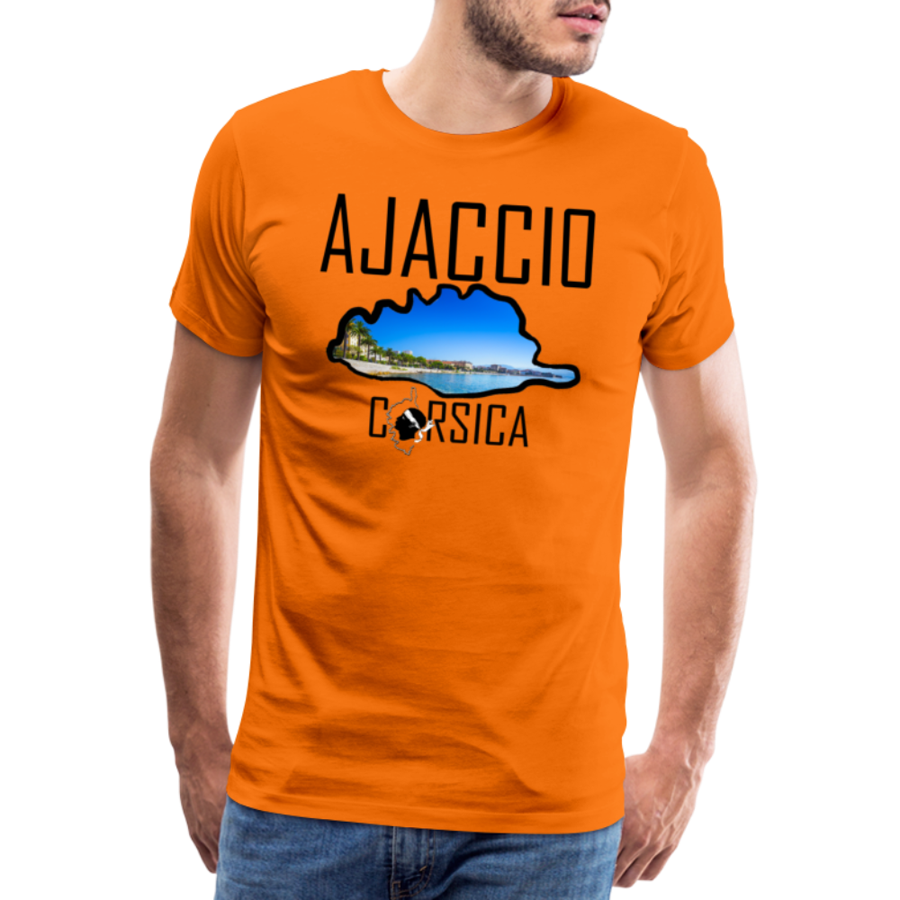 T-shirt Premium Homme Ajaccio Corsica - Ochju Ochju orange / S SPOD T-shirt Premium Homme T-shirt Premium Homme Ajaccio Corsica