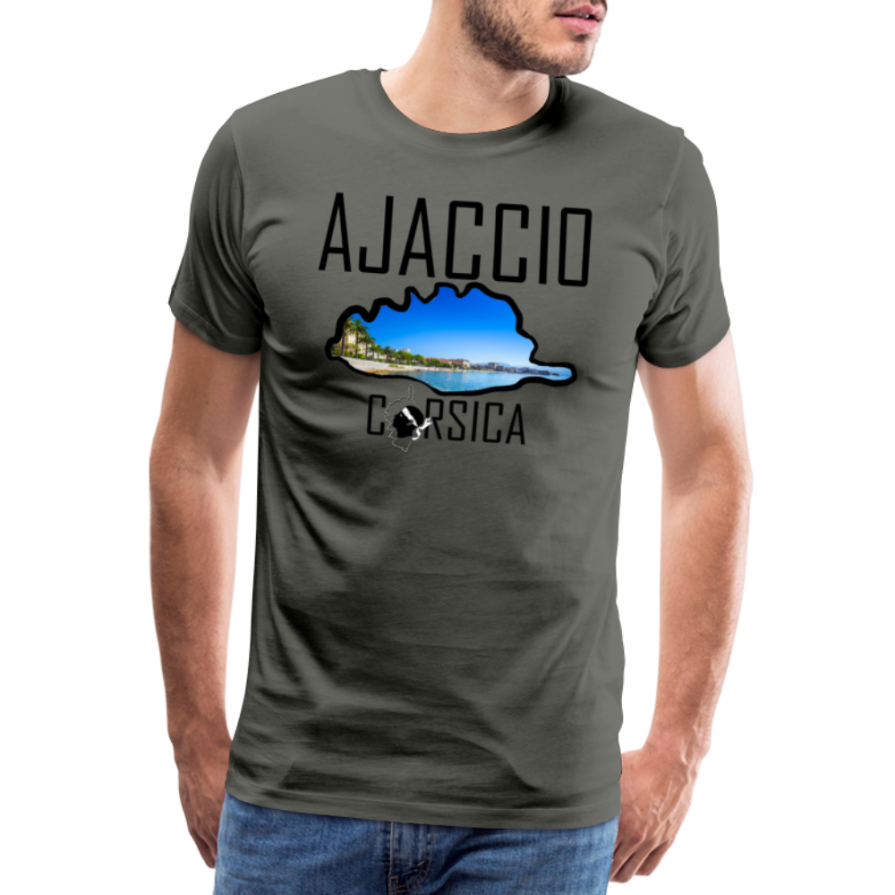 T-shirt Premium Homme Ajaccio Corsica - Ochju Ochju asphalte / S SPOD T-shirt Premium Homme T-shirt Premium Homme Ajaccio Corsica