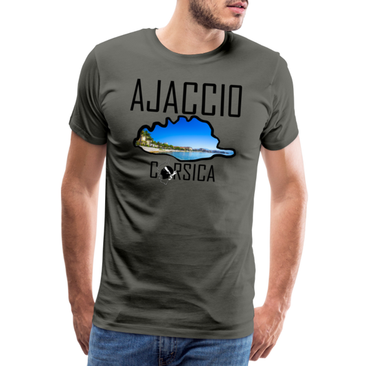 T-shirt Premium Homme Ajaccio Corsica - Ochju Ochju asphalte / S SPOD T-shirt Premium Homme T-shirt Premium Homme Ajaccio Corsica