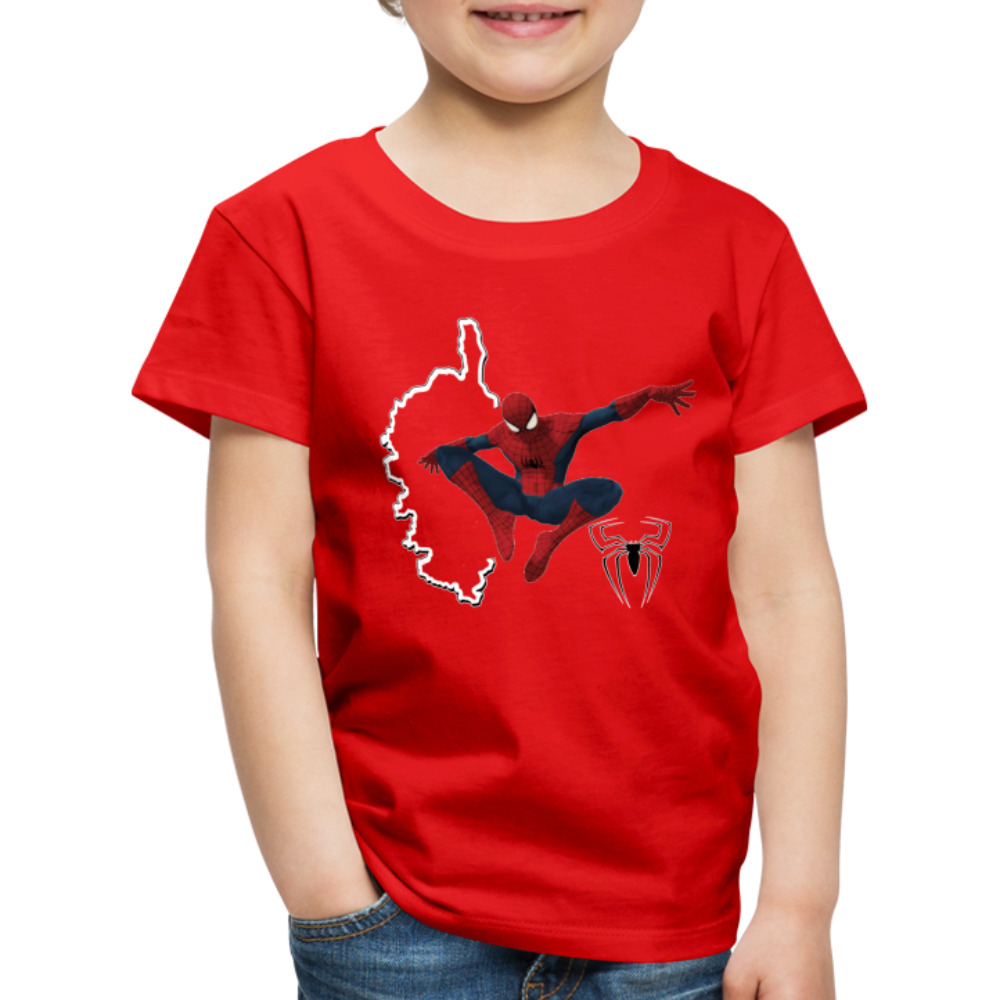 T-shirt Premium Enfant Spiderman Corsica - Ochju Ochju rouge / 98/104 (2 ans) SPOD T-shirt Premium Enfant T-shirt Premium Enfant Spiderman Corsica