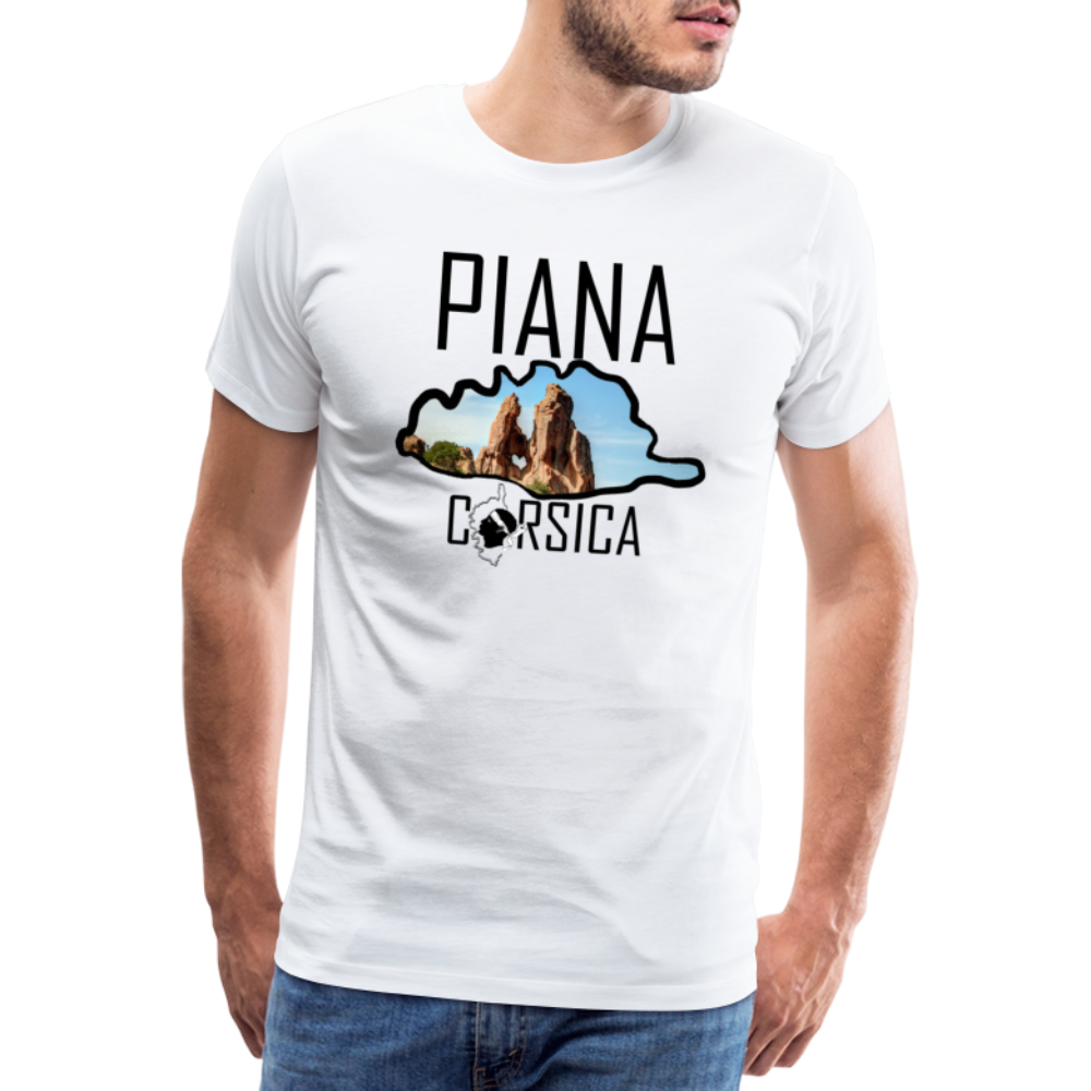 T-shirt Premium Homme Piana Corsica - Ochju Ochju blanc / S SPOD T-shirt Premium Homme T-shirt Premium Homme Piana Corsica
