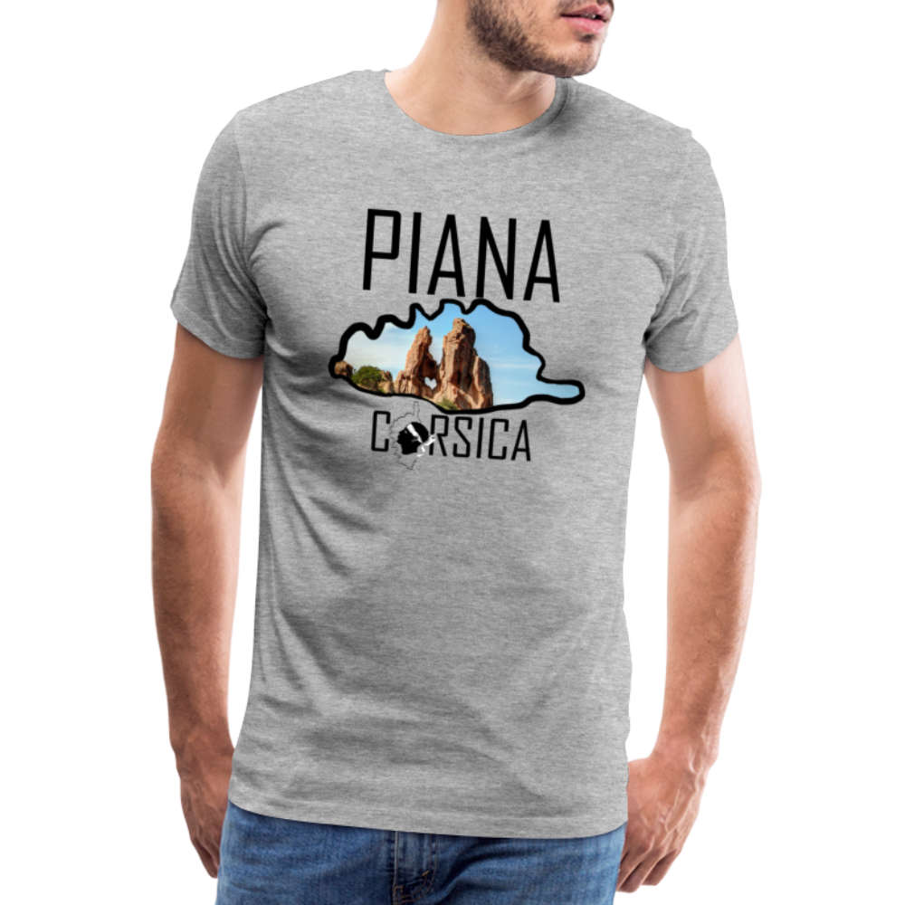 T-shirt Premium Homme Piana Corsica - Ochju Ochju gris chiné / S SPOD T-shirt Premium Homme T-shirt Premium Homme Piana Corsica