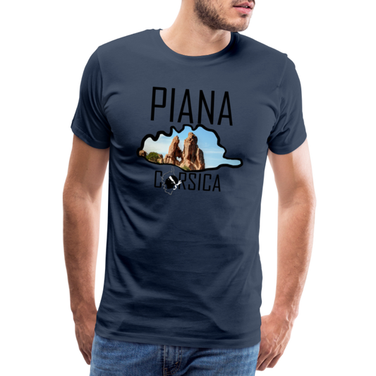 T-shirt Premium Homme Piana Corsica - Ochju Ochju bleu marine / S SPOD T-shirt Premium Homme T-shirt Premium Homme Piana Corsica