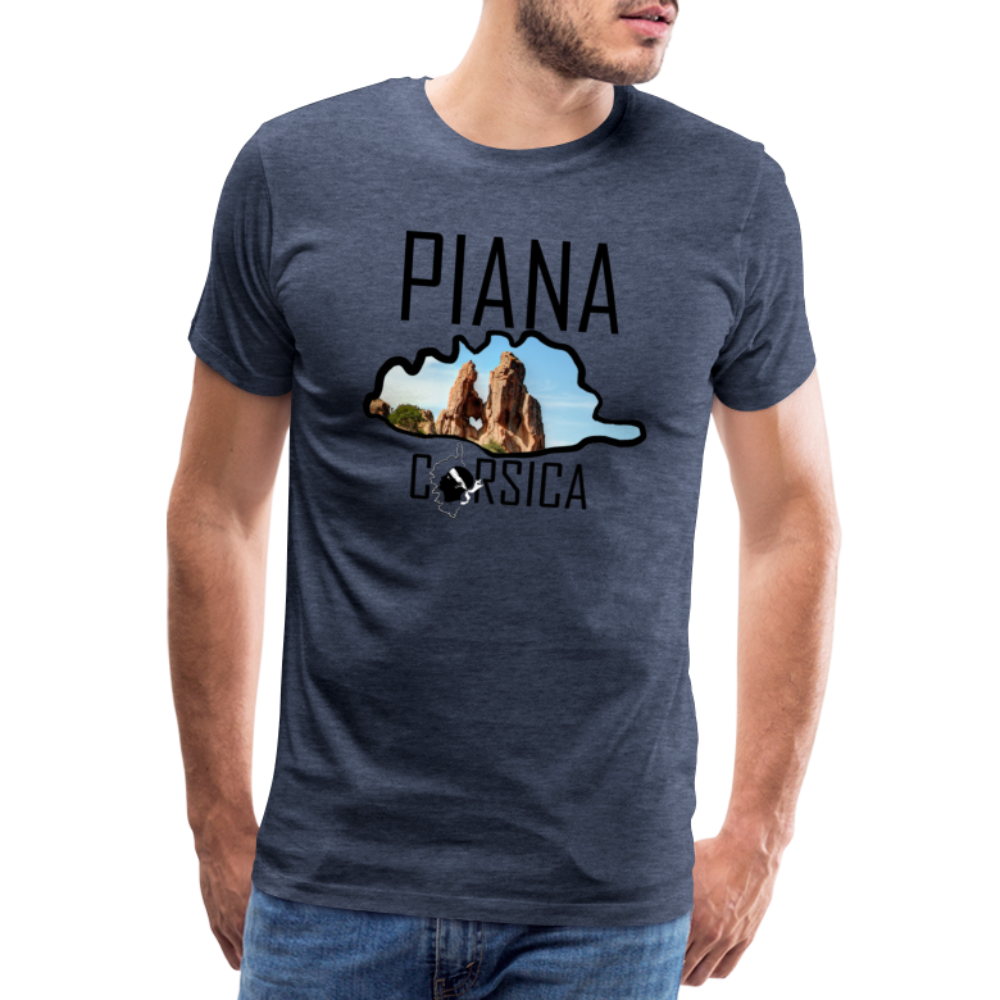 T-shirt Premium Homme Piana Corsica - Ochju Ochju bleu chiné / S SPOD T-shirt Premium Homme T-shirt Premium Homme Piana Corsica