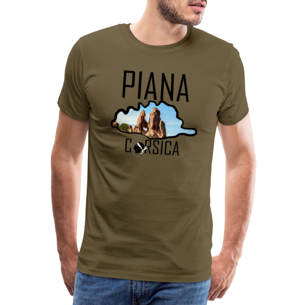 T-shirt Premium Homme Piana Corsica - Ochju Ochju kaki / S SPOD T-shirt Premium Homme T-shirt Premium Homme Piana Corsica