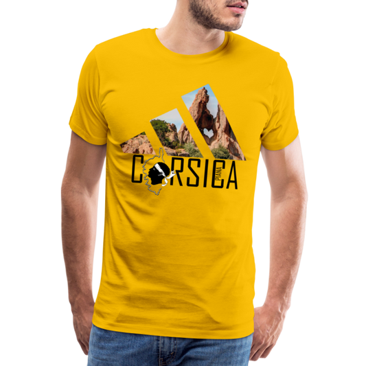 T-shirt Premium Homme Piana Corsica - Ochju Ochju jaune soleil / S SPOD T-shirt Premium Homme T-shirt Premium Homme Piana Corsica